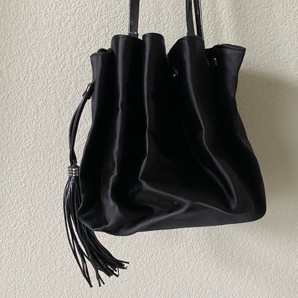 RARE Moreschi bucket draw string closure shoulder bag Made in Italy. - Picture 3 of 6